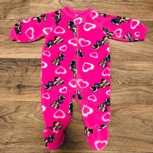 Disney Baby Girl 1-Piece Footie PJ’s